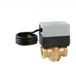 Caleffi 1" Üç Yollu Motorlu Zon Kontrol Vanası