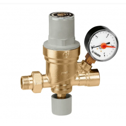 Caleffi 1/2" Basınç Saatli, Otomatik Dolum Ünitesi PN 16
