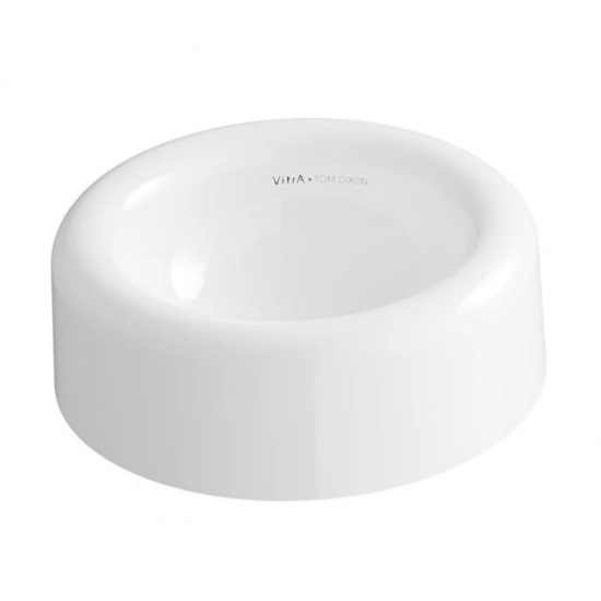 Liquid Çanak lavabo Yuvarlak, kompakt, 40x40 cm, armatür deliksiz, su taşma deliksiz, Clean, beyaz
